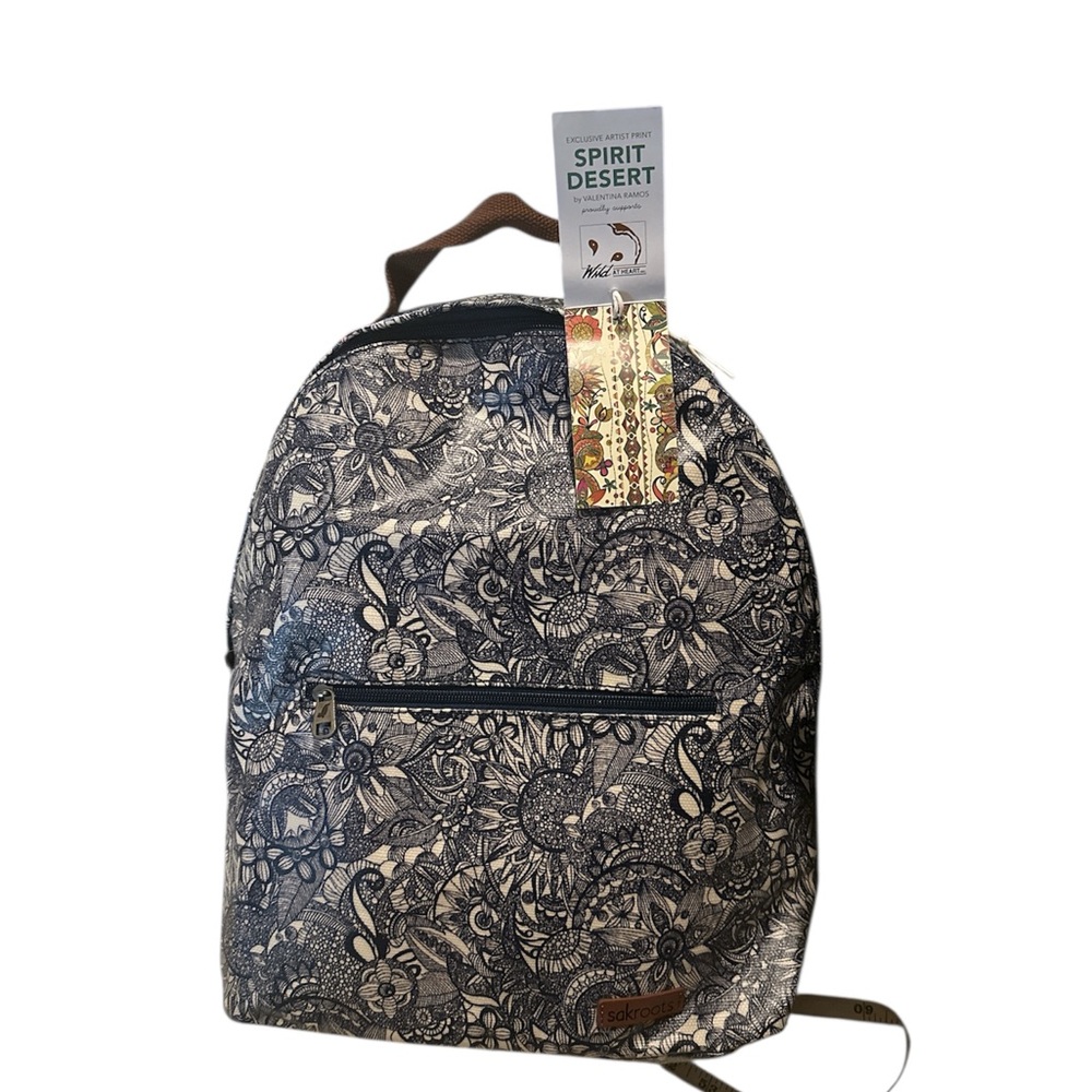 Sakroots NWT Backpack - Navy Spirit Desert